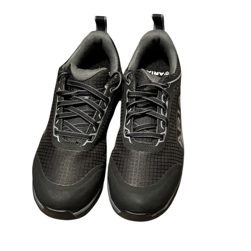 Ariat Black Grey Outspace Composite Shoes Slip-Resistant Sole Steel Toe Sz 5.5B - Picture 4 of 10